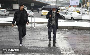 بارش اولین برف زمستانی در تهران 22