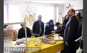 دیدار دکتر قالیباف از مدرسه استثنایی توحید 8