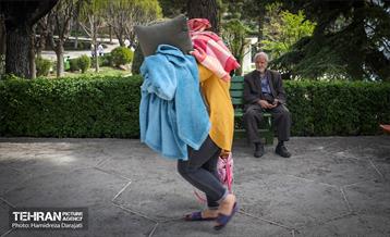 روز طبیعت در پارک ساعی و حاشیه اتوبان مدرس  1