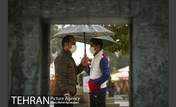 حال و هوای بارانی میدان هفت حوض  5