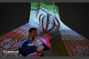 جشن نور پیروزی تیم ملی در میدان آزادی  15