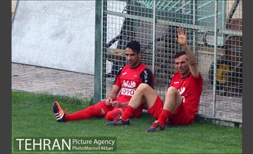 تمرین تیم فوتبال پرسپولیس تهران