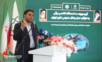 آیین ورود ۱۰۰۰ دستگاه تاکسی برقی به ناوگان حمل و نقل عمومی شهر تهران 20