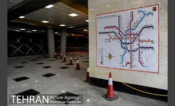 بازدید شهردار تهران از پایانه خط 6 مترو تهران 14