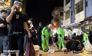 خدمات رسانی شهرداری تهران در شهر نجف 2