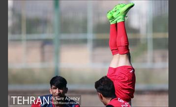 تمرین تیم فوتبال پرسپولیس