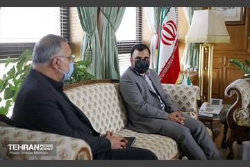 دیدار شهردار تهران با وزیر ارتباطات و فناوری اطلاعات 5