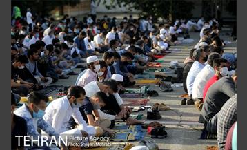 اقامه نماز عید فطر افغانستانی های اهل تسنن مقیم تهران 28