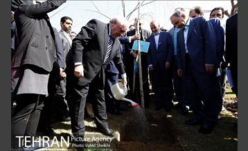 آیین کاشت درخت صلح و دوستی 39