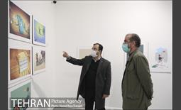 بازدید مدیران شهری و اعضای شورای شهر تهران از نمایشگاه تهران از منظر هنرمندان-4
