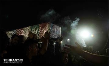 تشیع شهید پلیس در هیأت رایة العباس(ع) 3