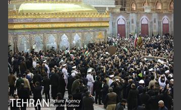 تشییع و خاکسپاری پیکر آیت الله هاشمی رفسنجانی در حرم امام (ره)‎ 8