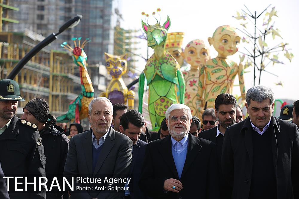 آیین بهره برداری از ۵۵ پروژه مدیریت شهری در منطقه ۲۲ تهران 7