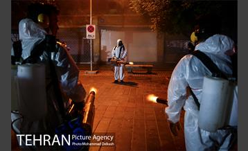 ضدعفونی بازارچه شهر ری و حرم عبدالعظیم حسنی (ع) 11