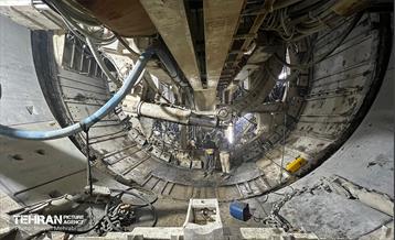 عملیات حفاری خط ۱۰ متروی تهران 16