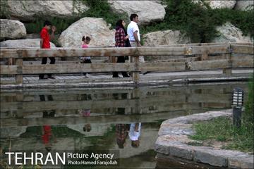 عصر تابستانی در بوستان آبشار تهران 8