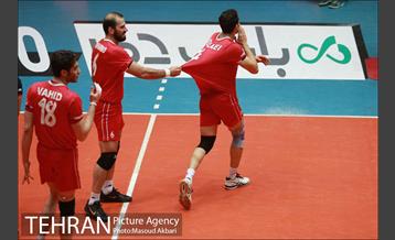 دیدار تیم های والیبال پیکان تهران و شهرداری تبریز