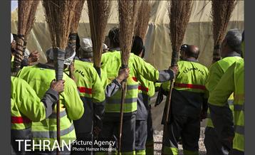 ارائه خدمات نیرو های خادم الحسین (ع) در کربلا 13