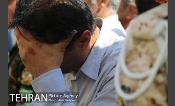 مراسم تشییع پیکر دو شهید گمنام در شهرک چیتگر 23