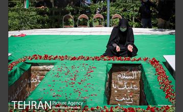 مراسم تشییع و خاکسپاری دو شهید گمنام دفاع مقدس در بوستان اندیشه 16