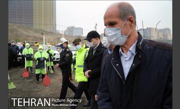 مانور عملیات برف روبی شهرداری منطقه شش 7