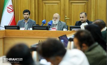 نشست خبری رئیس شورای اسلامی شهر و اعضای کمیسیون برنامه بودجه  6