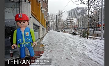بارش برف زمستانی در تهران 26