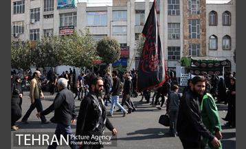 راهپیمایی جاماندگان اربعین حسینی از کربلا در تهران 11