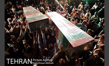 مراسم وداع با 150 شهید دوران دفاع مقدس 67