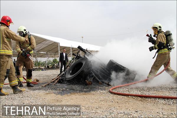 مانور مدیریت بحران نمایشگاه کتاب‎ 4