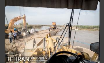 ساخت سیل بند در روستای سابله 10