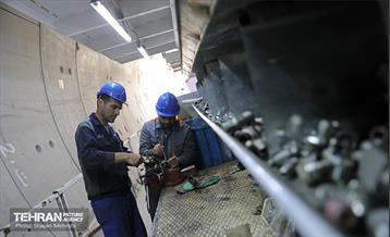 عملیات حفاری خط ۱۰ متروی تهران 22