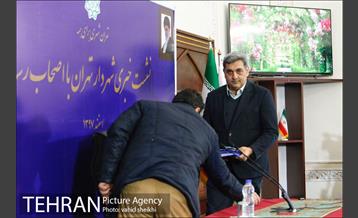 نخستین نشست خبری دکتر پیروز حناچی شهردار تهران  9