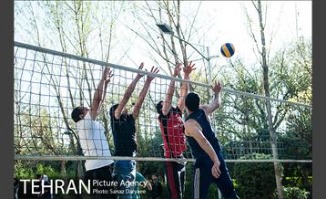 ورزش والیبال در پارک لاله‎ 15
