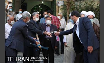 آئین آغاز عملیات اجرایی پروژه شبکه آب های سطحی و بهسازی محله کن 21