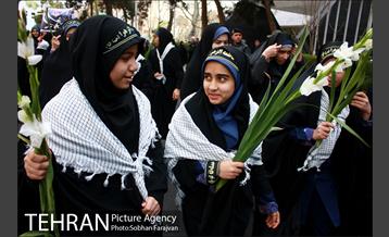 تشییع سه شهید گمنام در میدان فاطمی 24