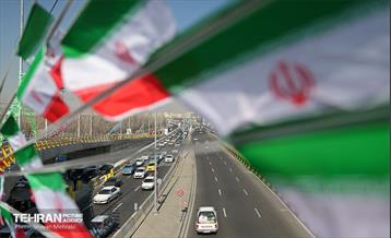 تقاطع سه سطحی بزرگراه‌های شهید نواب صفوی(شهید یارجانی) و شهید تندگویان 36