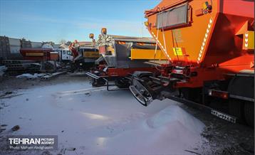 مانور برف‌‍‌روبی منطقه 4 شهرداری تهران 10