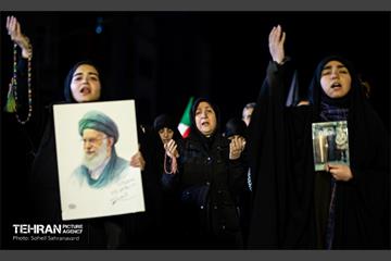 مراسم عزاداری شهادت رهبر انقلاب اسلامی در میدان شهدای هفتم تیر 28