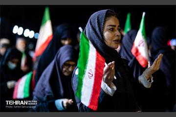 مراسم عزاداری شهادت رهبر انقلاب اسلامی در میدان شهدای هفتم تیر 21