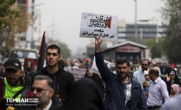 راهپیمایی مردم تهران در محکومیت جنایات رژیم صهیونیستی 20