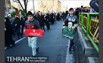 آیین تشییع «سردار قاسم سلیمانی» -3 15