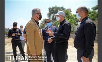 بازدید مدیران شهری تهران از پروژه باغ راه حضرت فاطمه(س) 18