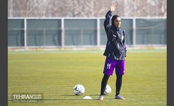 تمرین تیم ملی فوتبال زنان 13