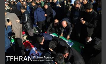 مراسم تشییع شهدای حادثه سقوط هواپیما  2