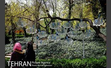 المان های نوروزی در خیابان ولی عصر(عج)  5