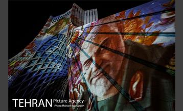 اجرای  نورپردازی سه بعدی ( ویدئو مپینگ ) به مناسبت اولین سالگرد شهادت سردار حاج قاسم سلیمانی و شهدای جبهه مقاومت 3