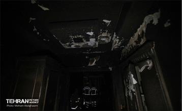 آتش‌سوزی در بیمارستان گاندی تهران 27