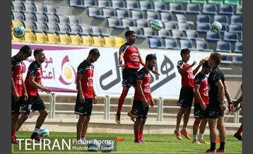 تمرین تیم فوتبال پرسپولیس تهران 16