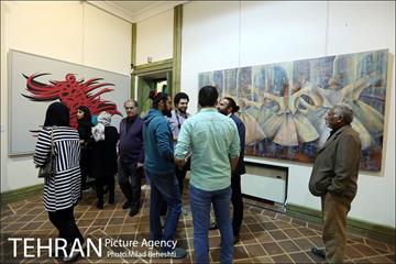 افتتاحیه نمایشگاه نقش مهر در آرت سنتر‎ 8